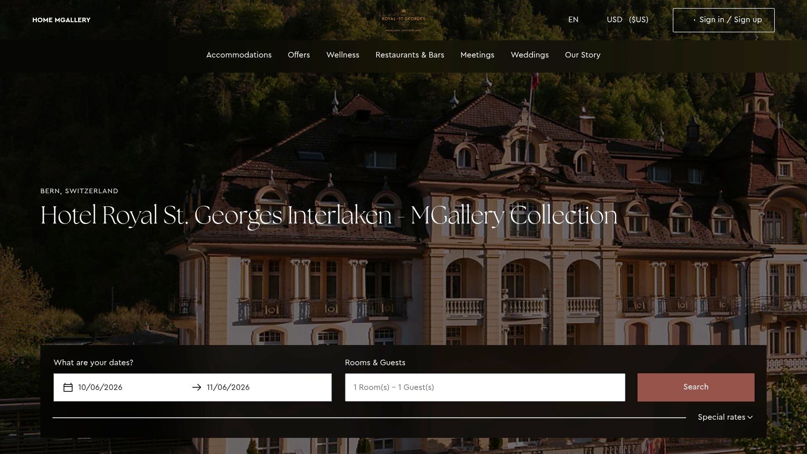 Hotel Royal St. Georges Interlaken – MGallery