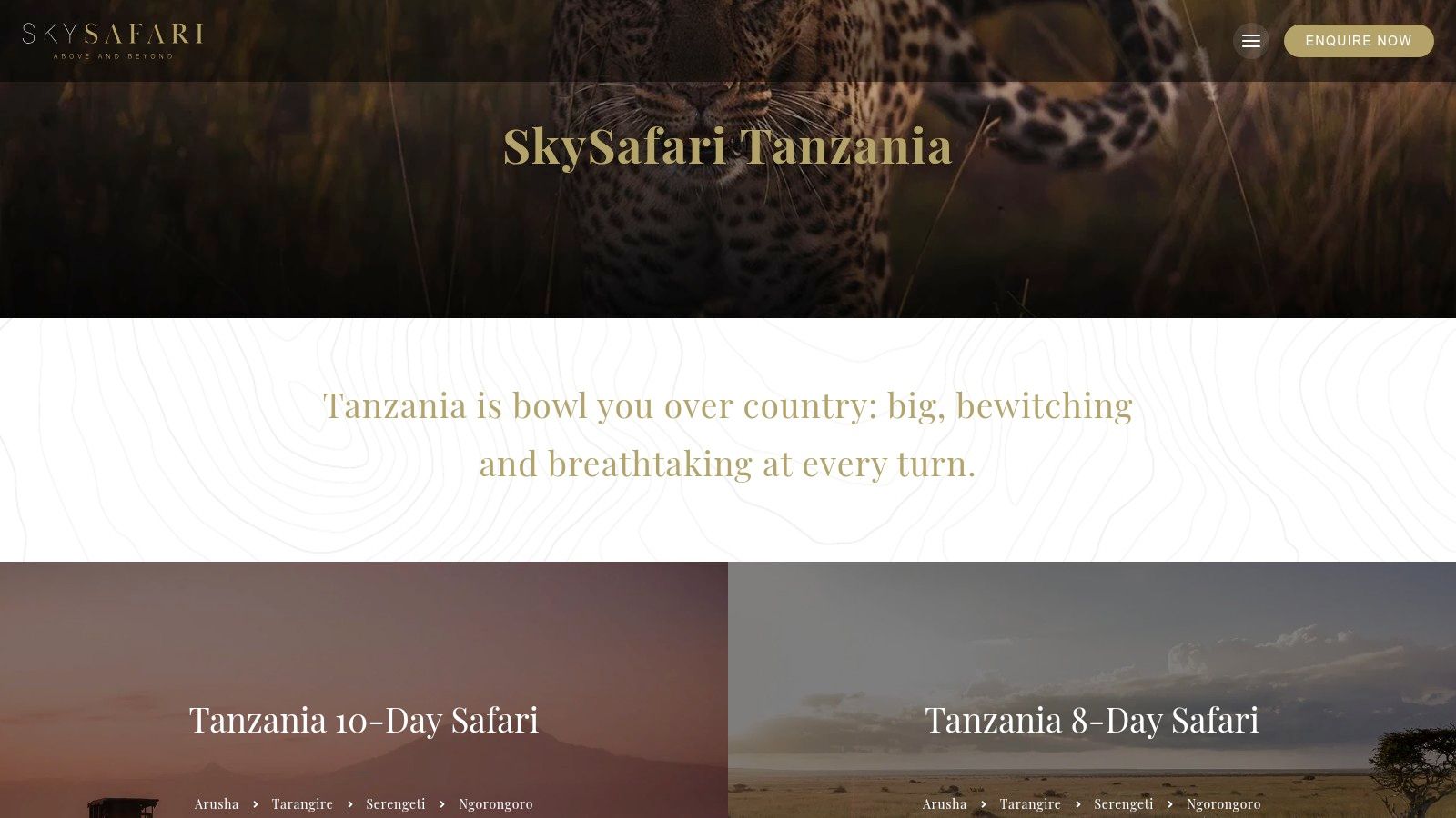 SkySafari Tanzania (by Elewana)