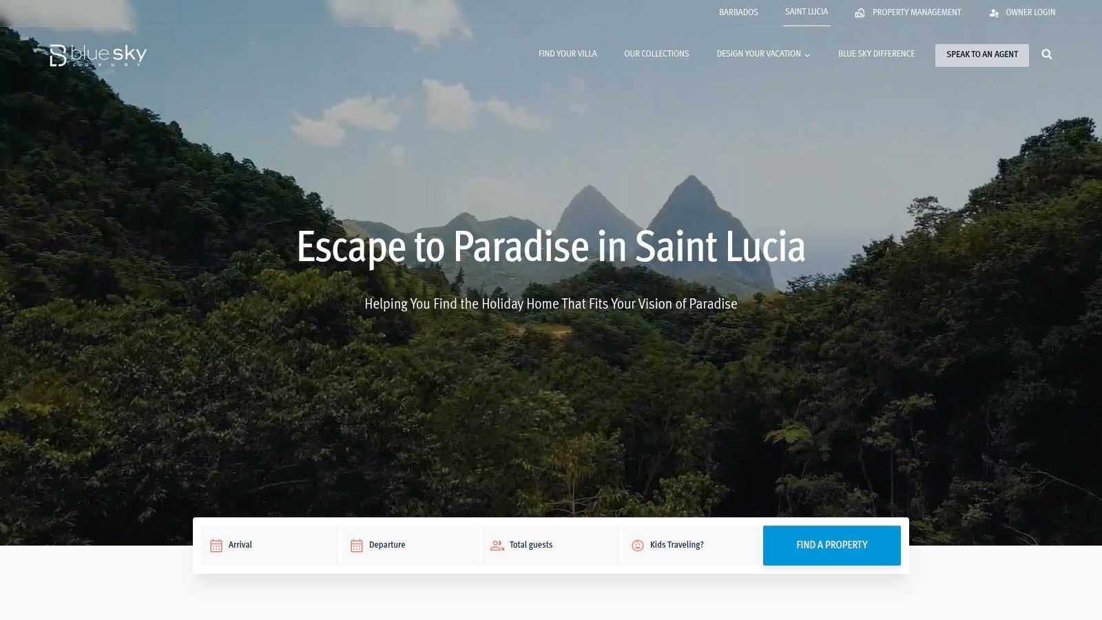 Blue Sky Luxury (St. Lucia)