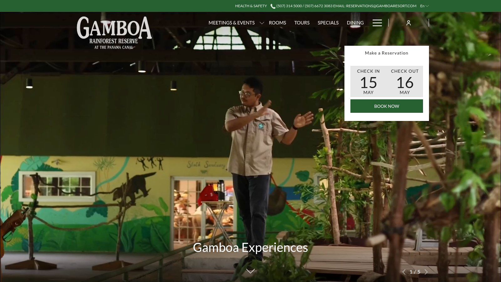 Gamboa Rainforest Reserve – Tours & Activities