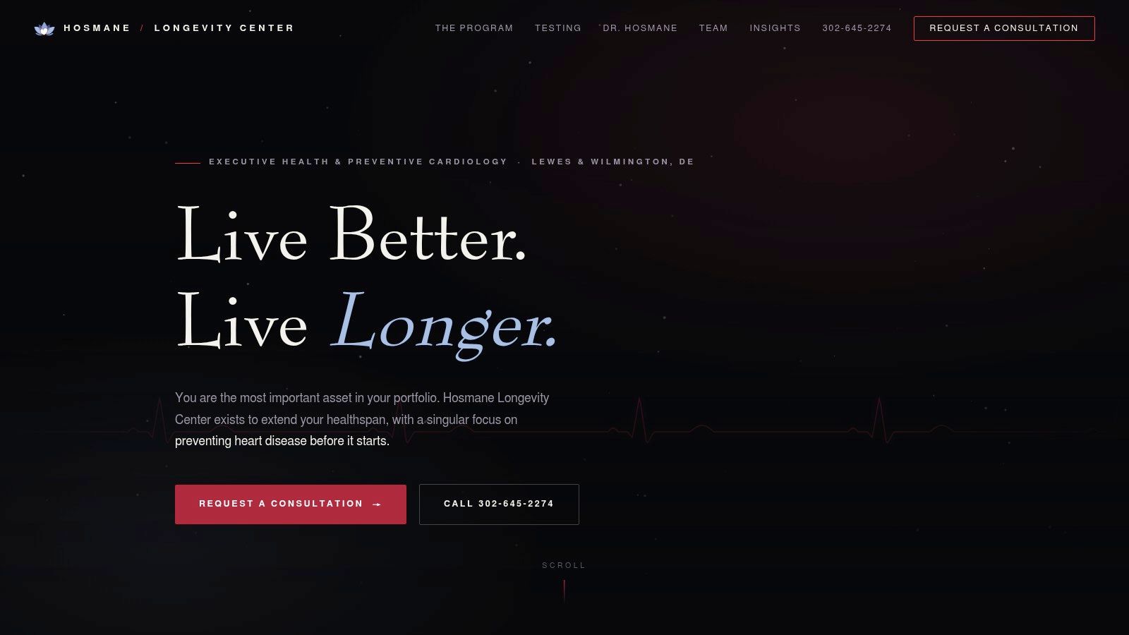 Screenshot from https://hosmanelongevity.com