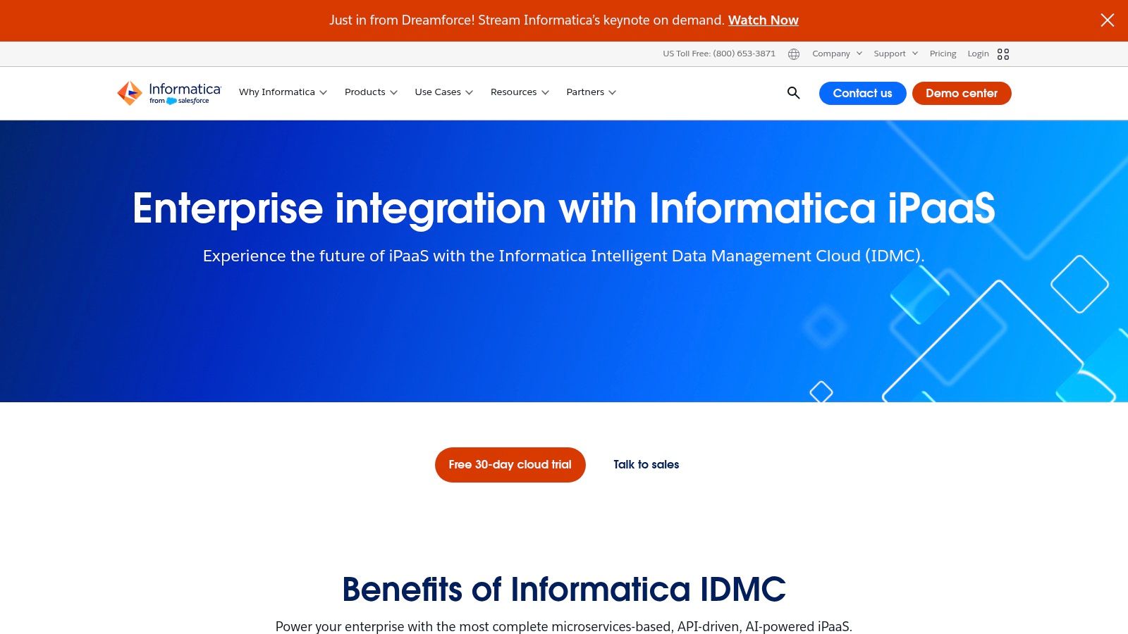 Informatica Intelligent Data Management Cloud