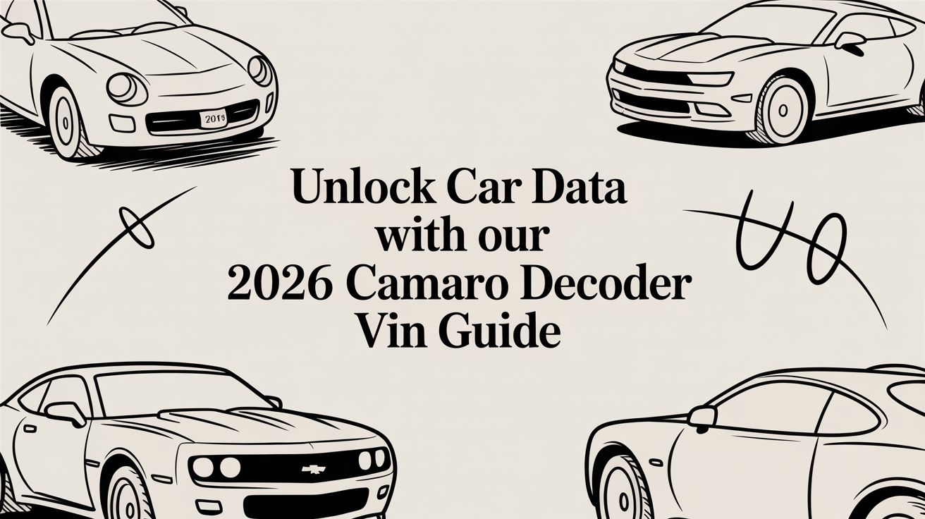 Unlock Car Data with Our 2026 camaro decoder vin Guide