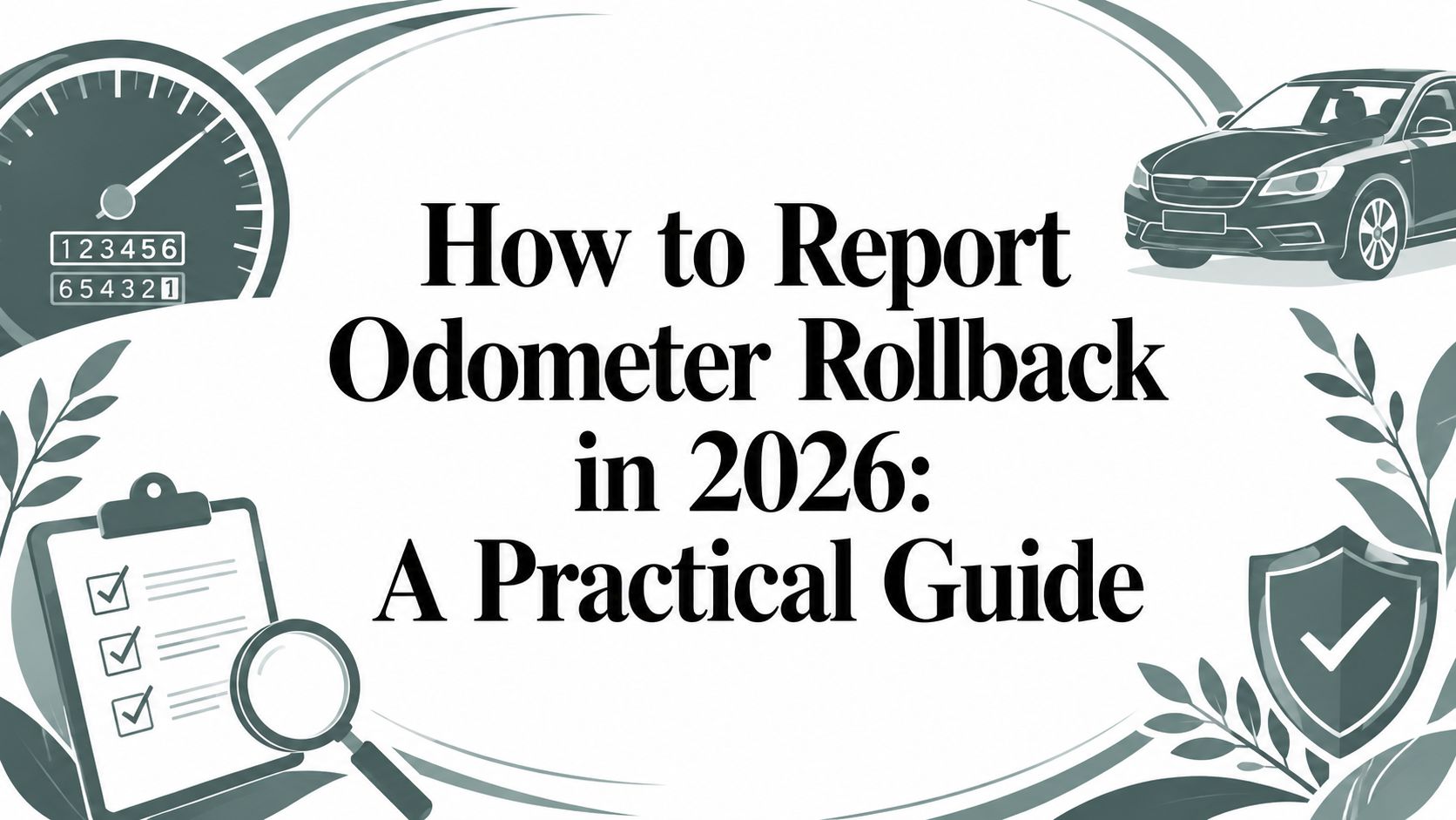How to Report Odometer Rollback in 2026: A Practical Guide