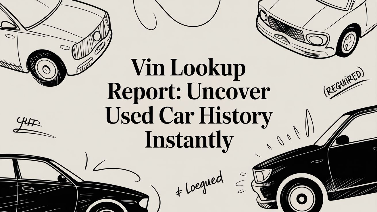 VIN Lookup Report: Uncover a Used Car's True History