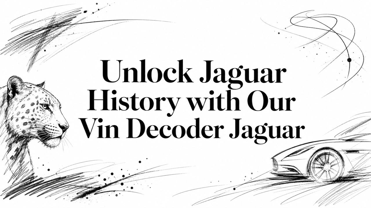 Unlock Jaguar History with Our Vin Decoder Jaguar