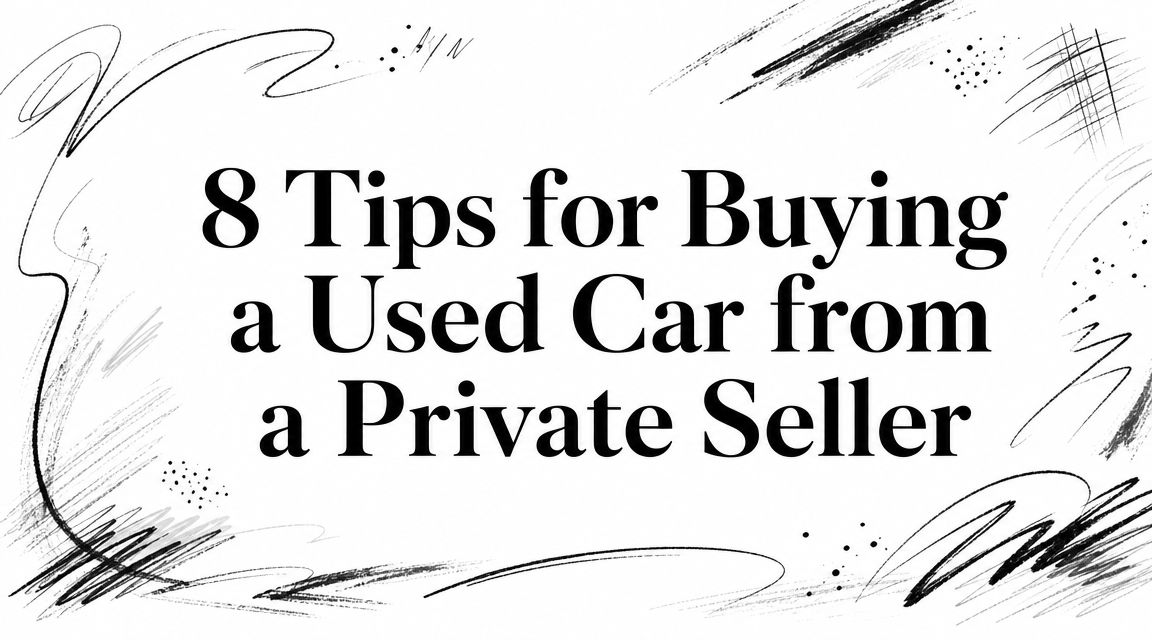8 Tips for Buying a Used Car from a Private Seller