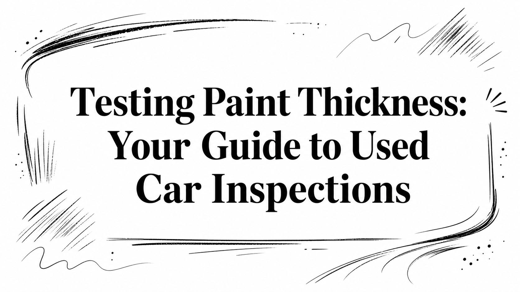 Testing Paint Thickness: Your Guide to Used Car Inspections