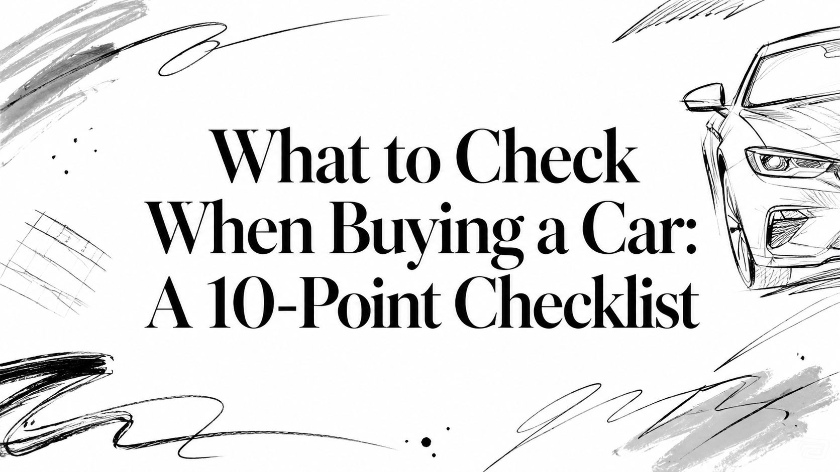 What to Check When Buying a Car: A 10-Point Checklist