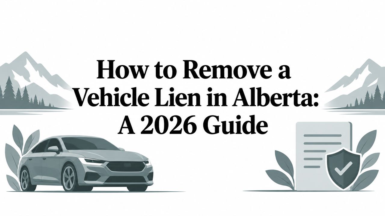 How to Remove a Vehicle Lien in Alberta: A 2026 Guide