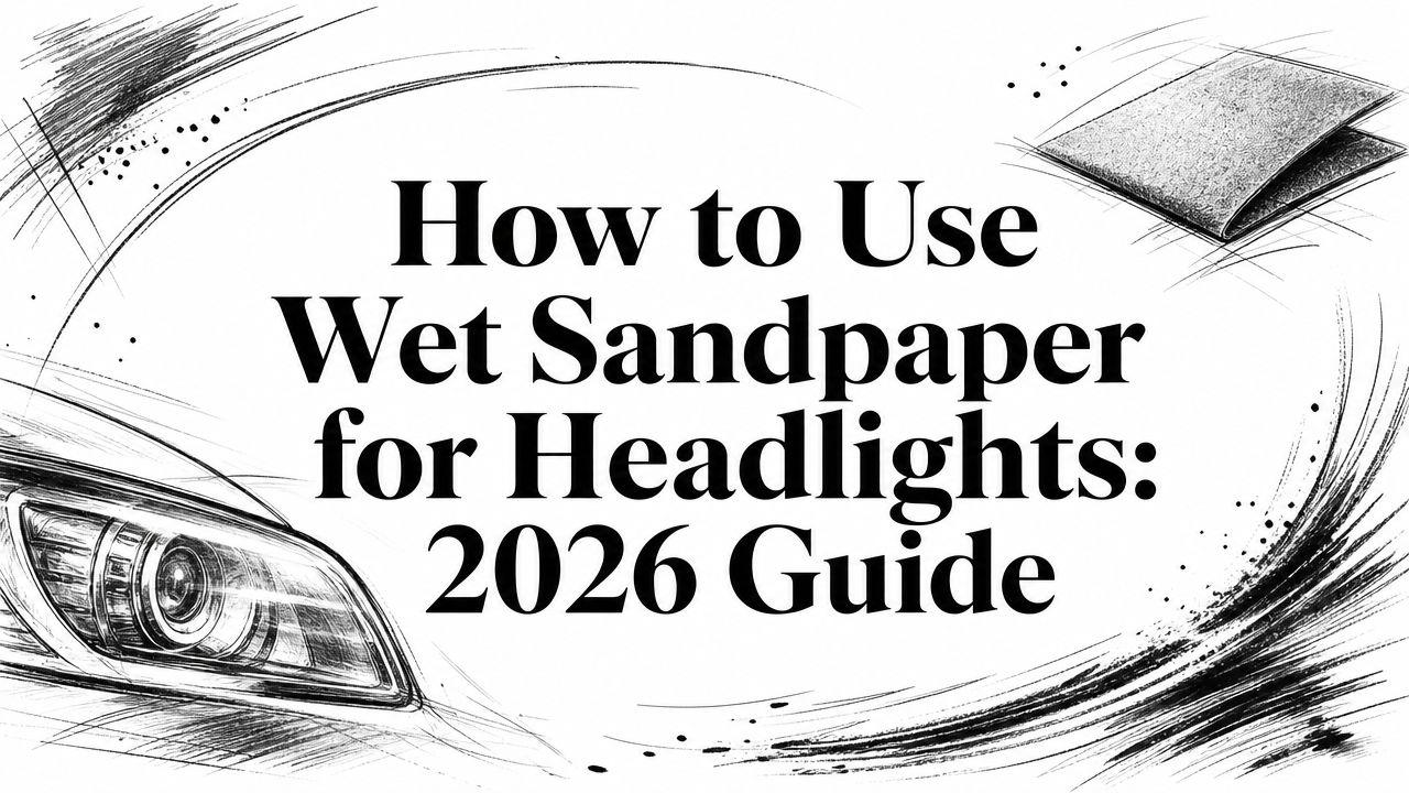 How to Use Wet Sandpaper for Headlights: 2026 Guide