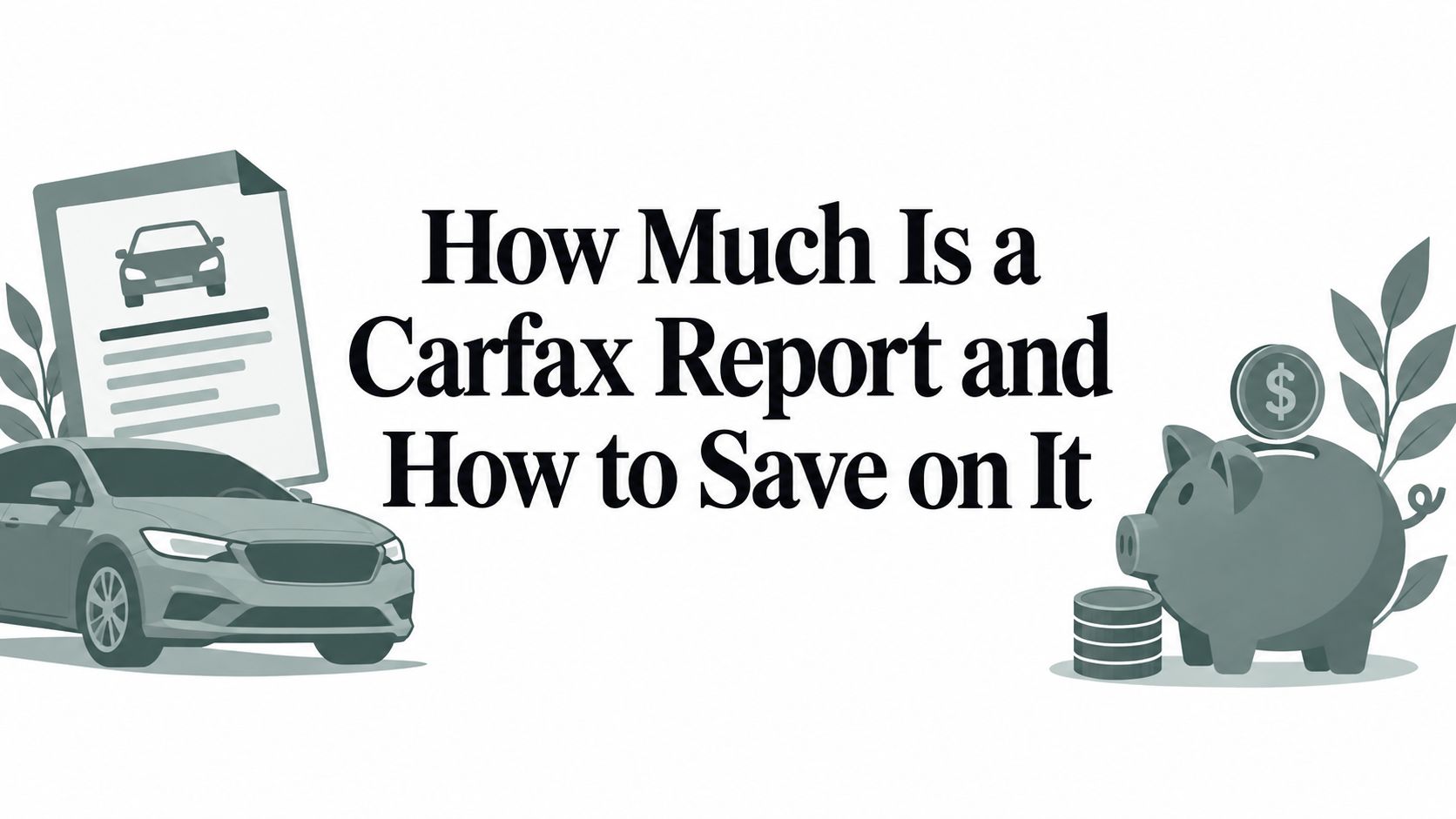 How Much Is a Carfax Report and How to Save on It