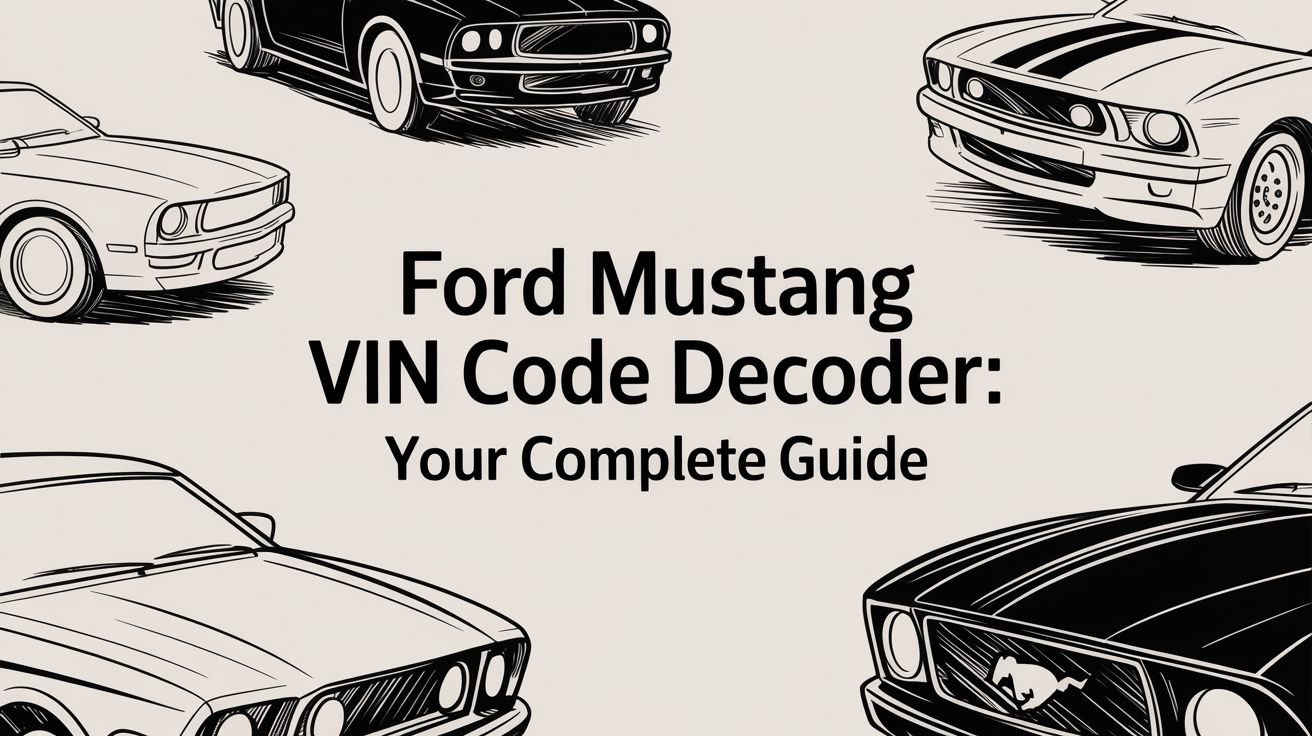 Ford Mustang VIN Code Decoder: Your Complete Guide