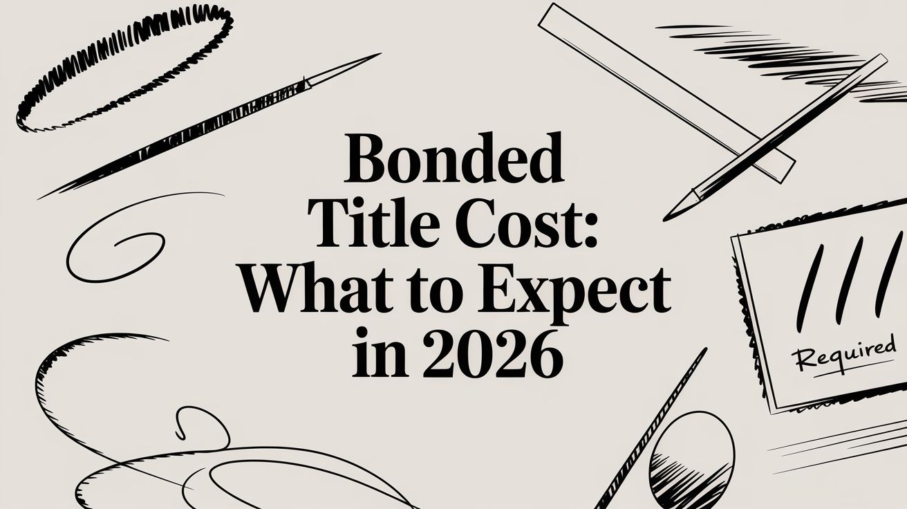Bonded Title Cost: What to Expect in 2026