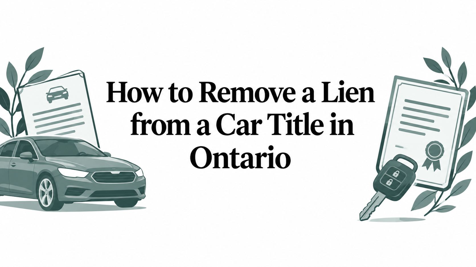 How to Remove a Lien from a Car Title in Ontario