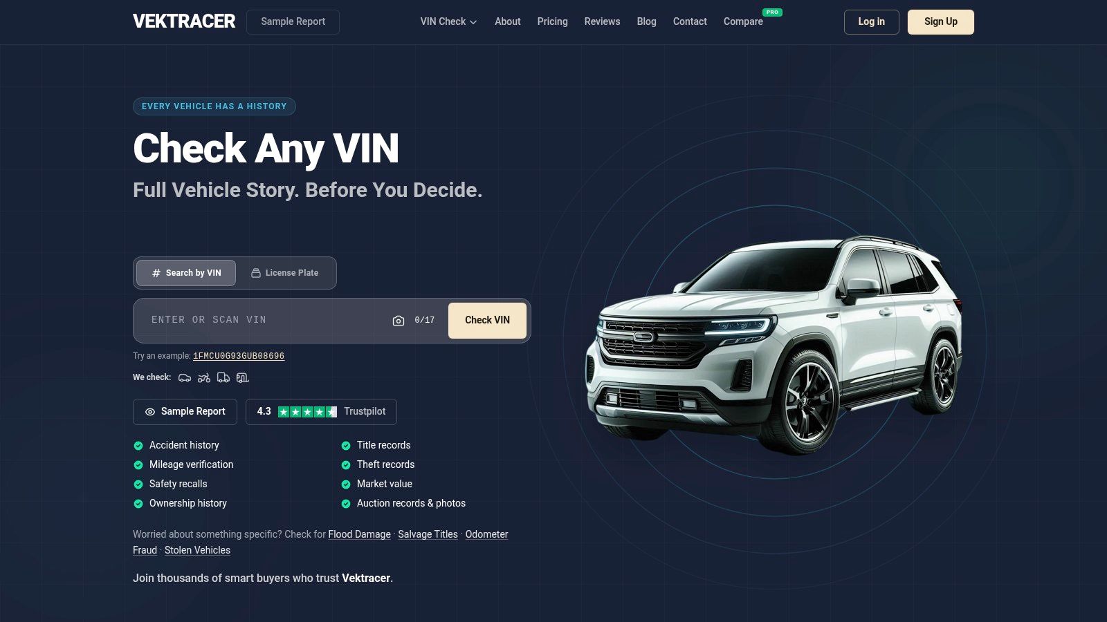 Screenshot from https://vektracer.com