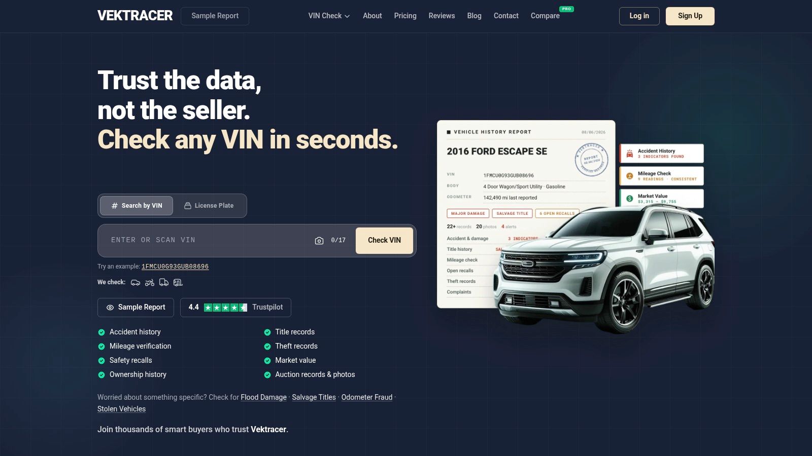 Screenshot from https://vektracer.com