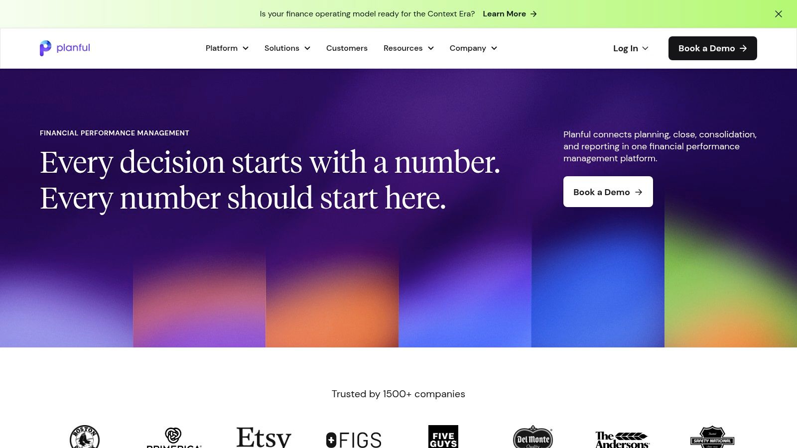 Planful financial planning platform