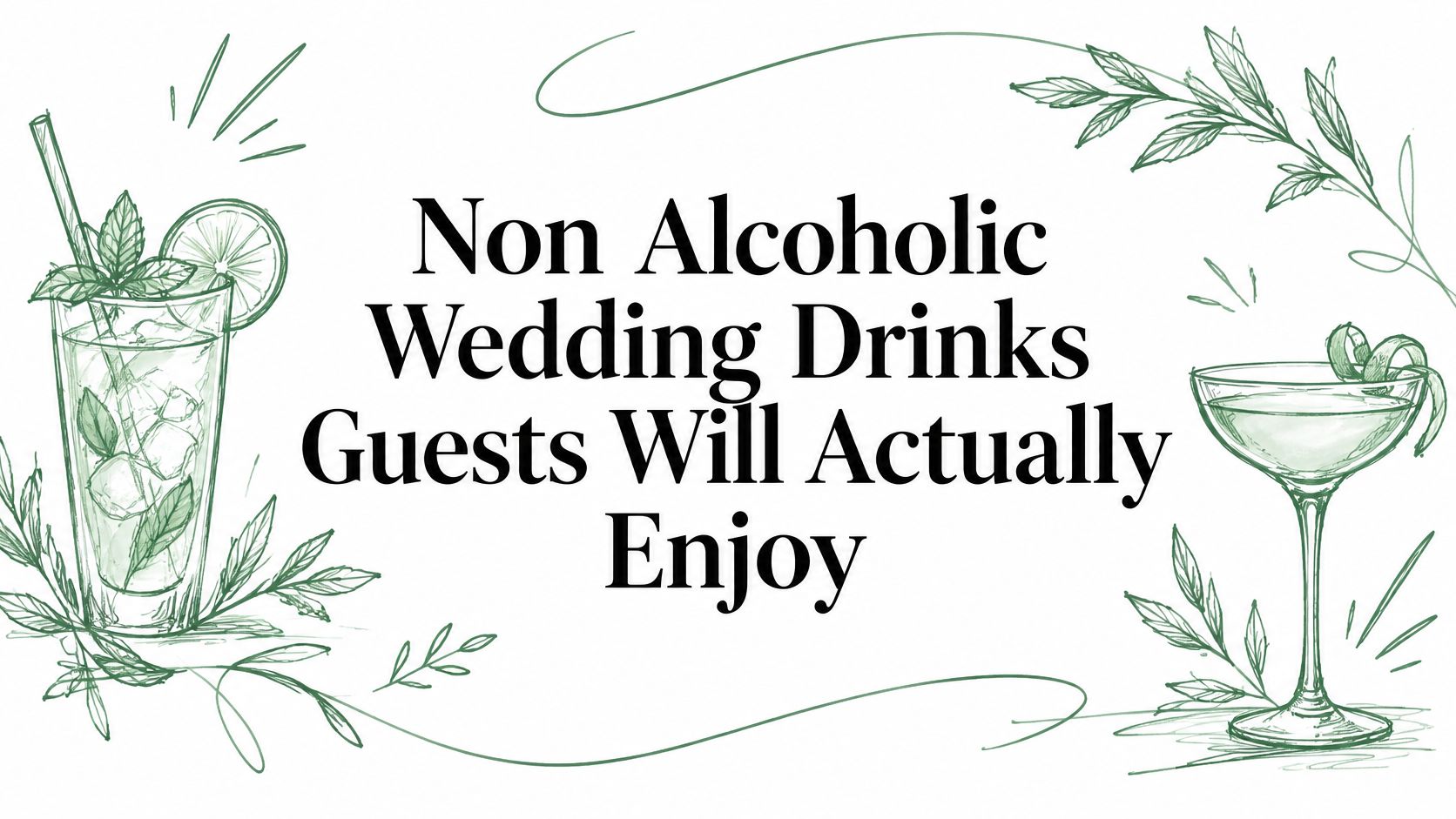 Non Alcoholic Wedding Drinks Guests Will Actually Enjoy