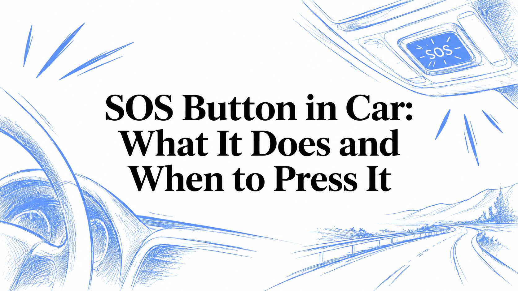 SOS Button in Car: What It Does and When to Press It