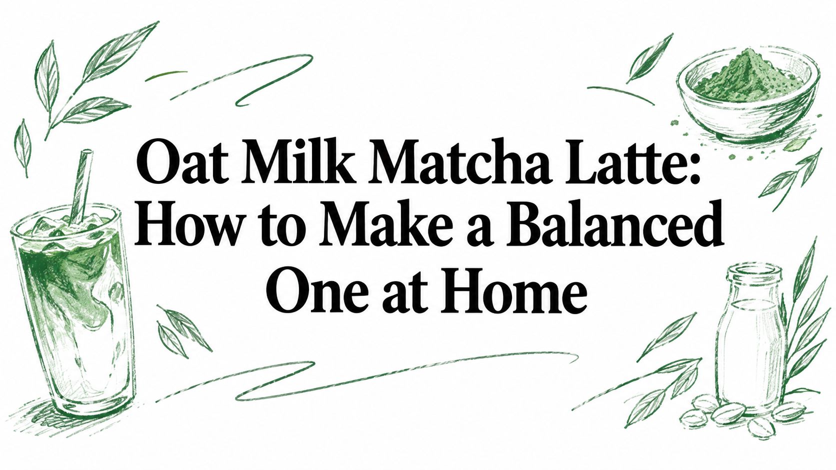 Oat Milk Matcha Latte: How to Make a Balanced One at Home