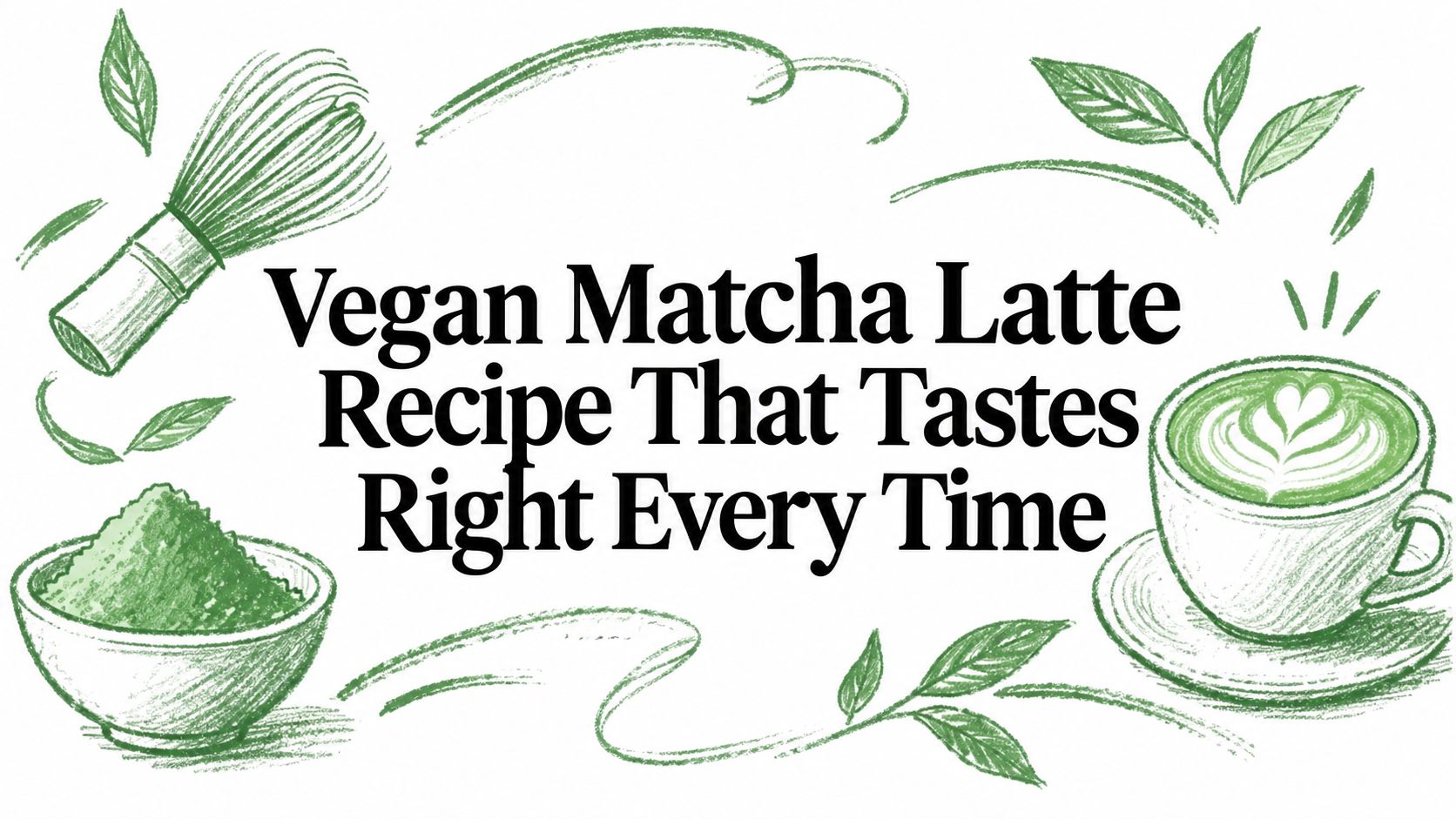 Vegan Matcha Latte Recipe That Tastes Right Every Time
