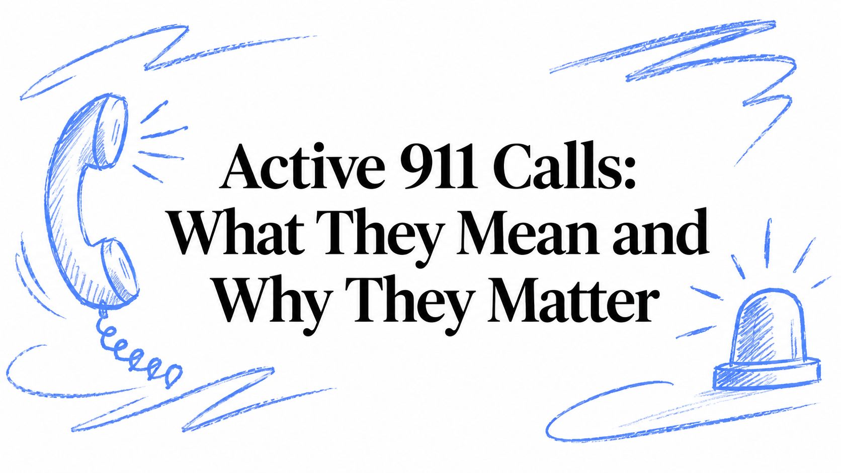 Active 911 Calls: What They Mean and Why They Matter