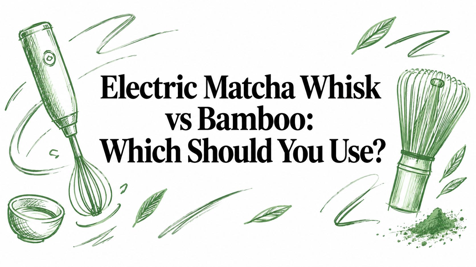 Electric Matcha Whisk vs Bamboo: Which Should You Use?