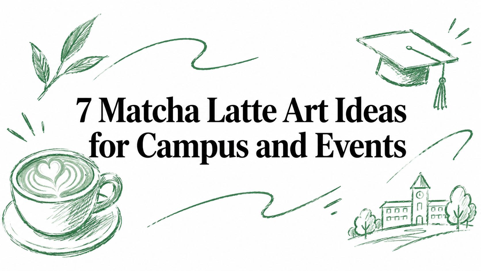 7 Matcha Latte Art Ideas for Campus and Events