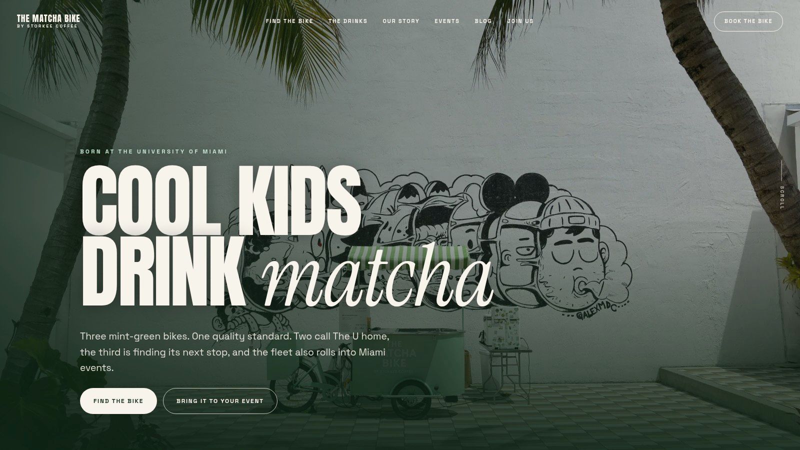Screenshot from https://thematchabikemia.com