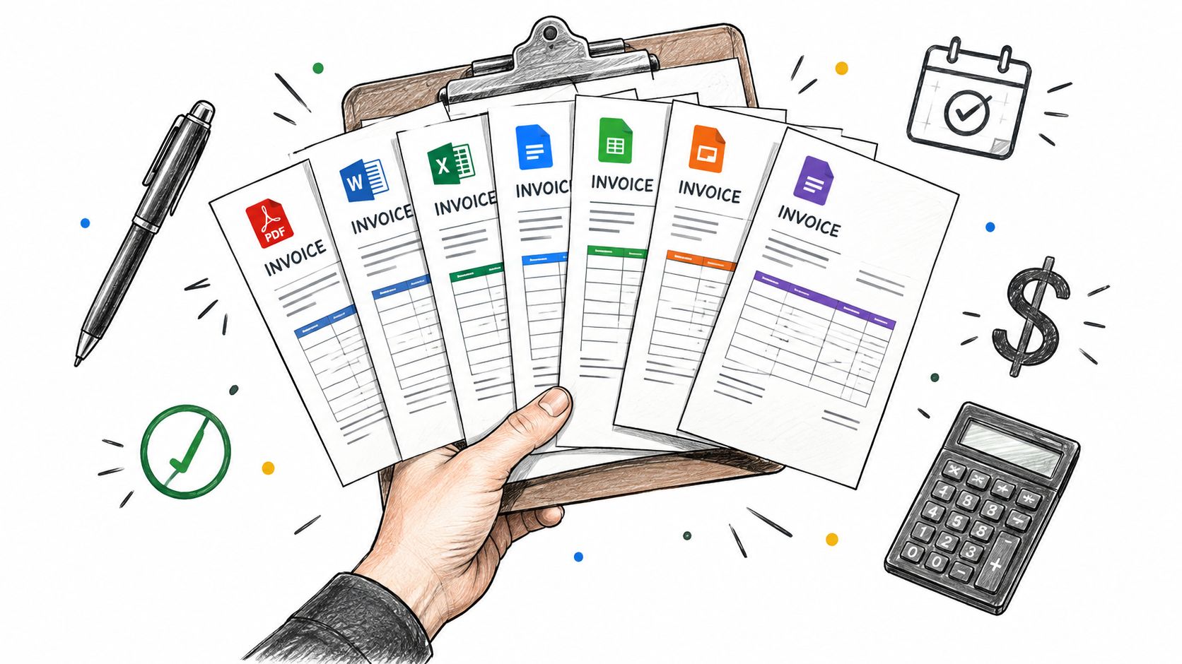7 Best Invoice Templates Free for Service Businesses