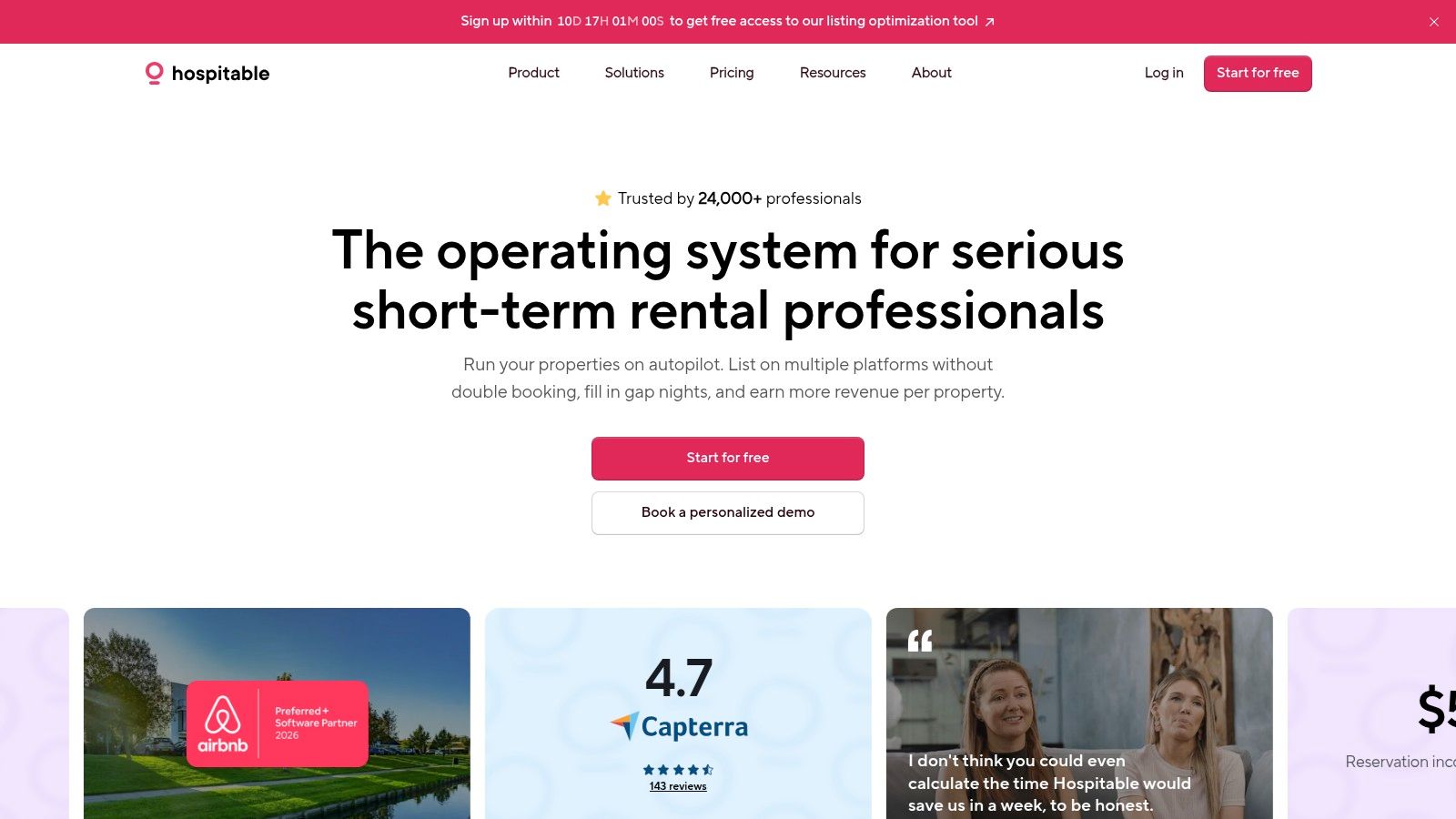 Hospitable (formerly Smartbnb)
