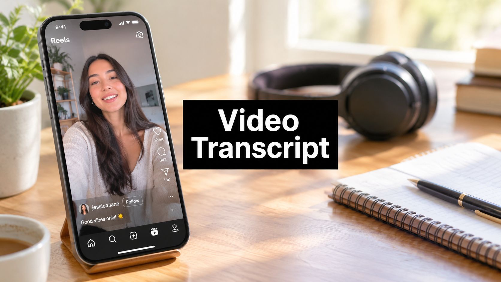 Instagram Video Transcript: How to Get and Repurpose It