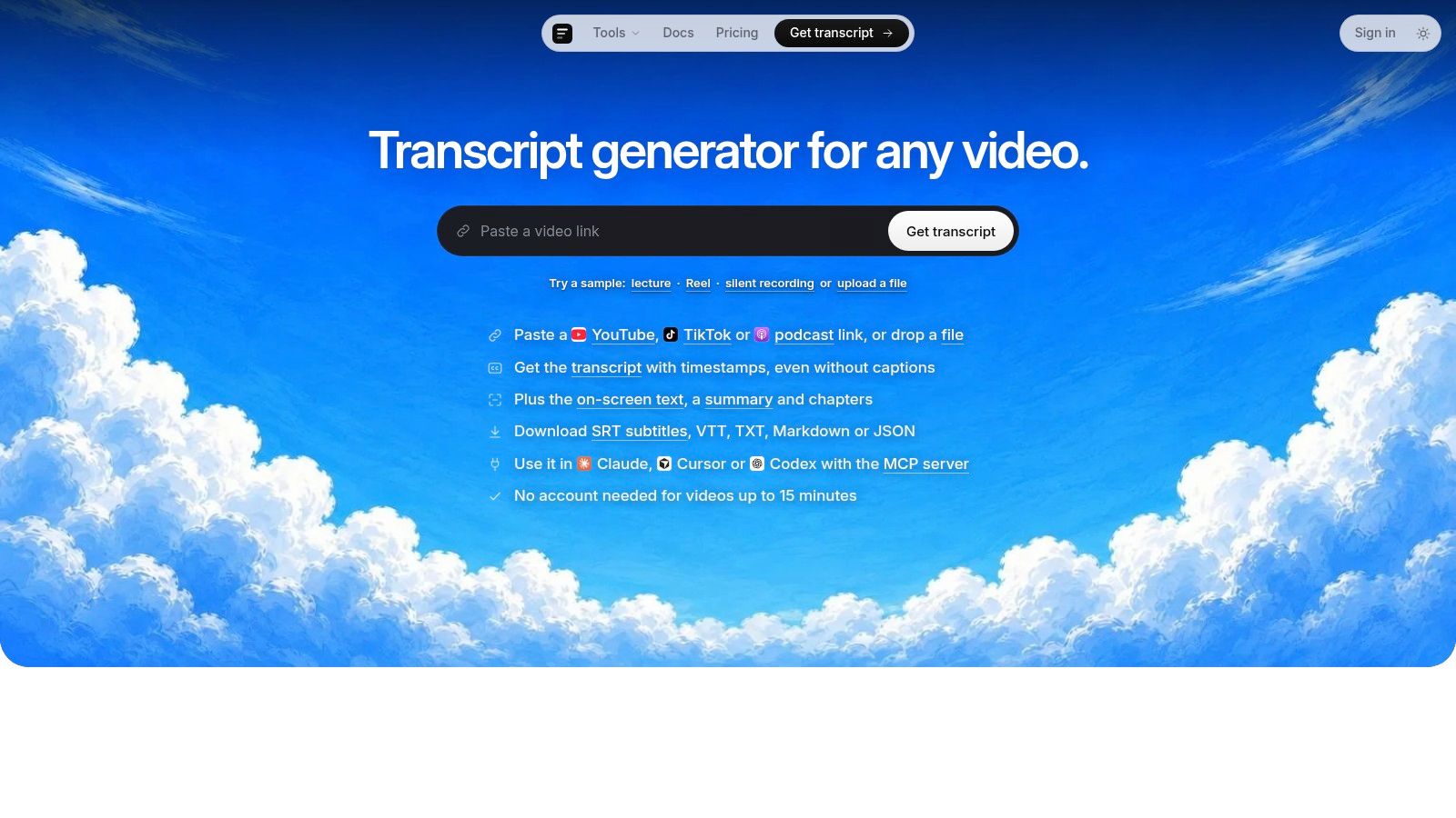 Screenshot from https://scribiz.com
