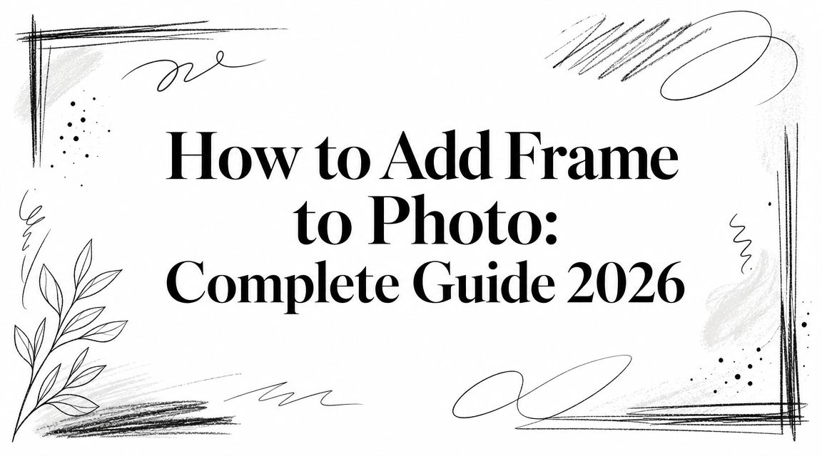 How to Add Frame to Photo: Complete Guide 2026 | Photo for Video ...