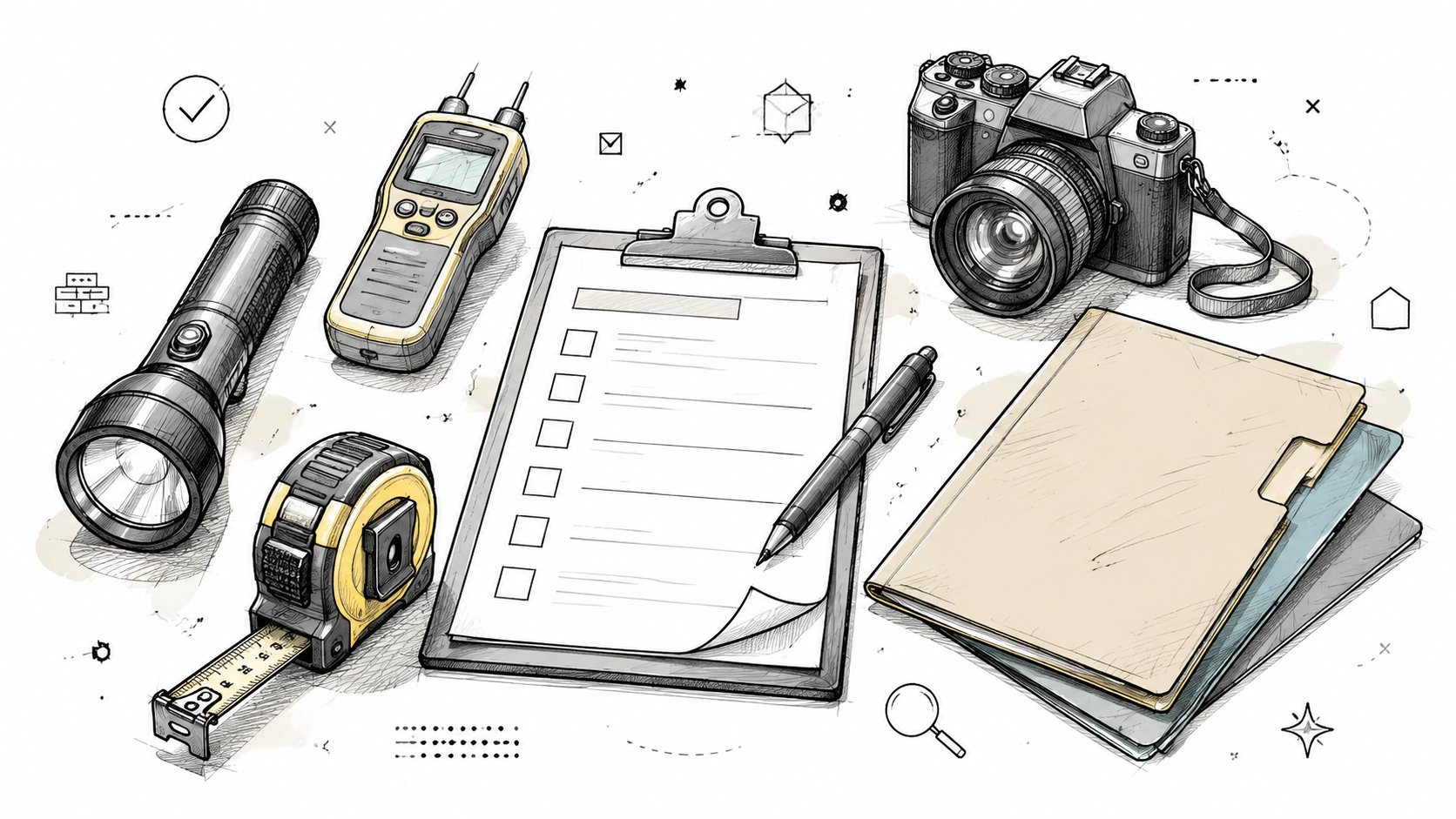 Building-component inspection planning tools