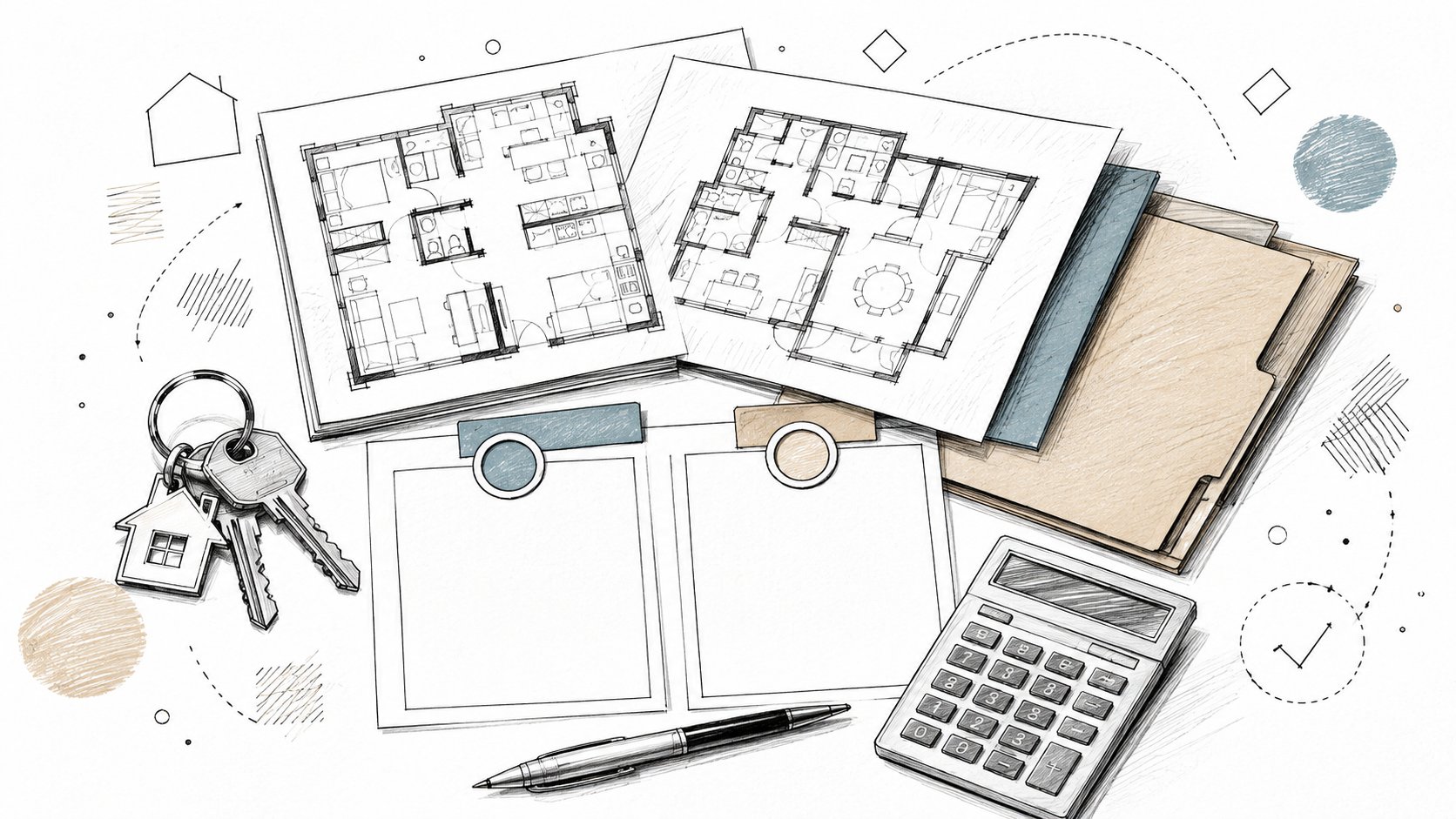 Unit layout and offer comparison desk