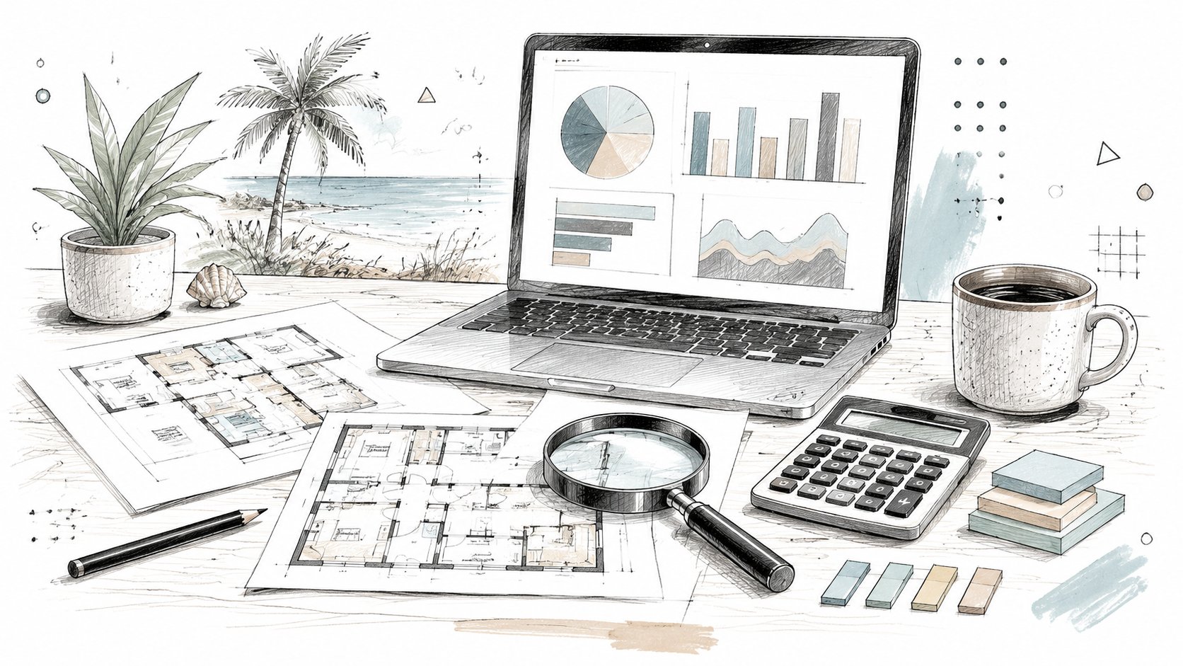 Buyer comparison workspace with plans and tools
