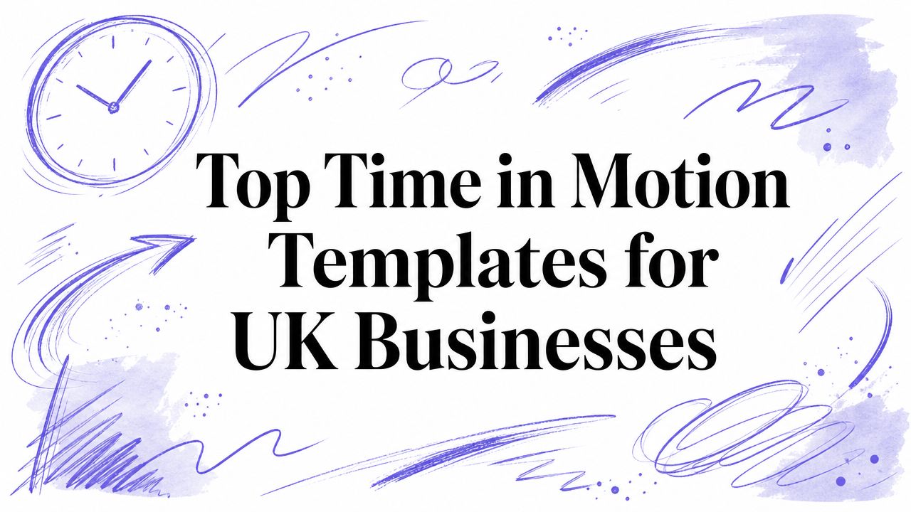 Top Time in Motion Templates for UK Businesses