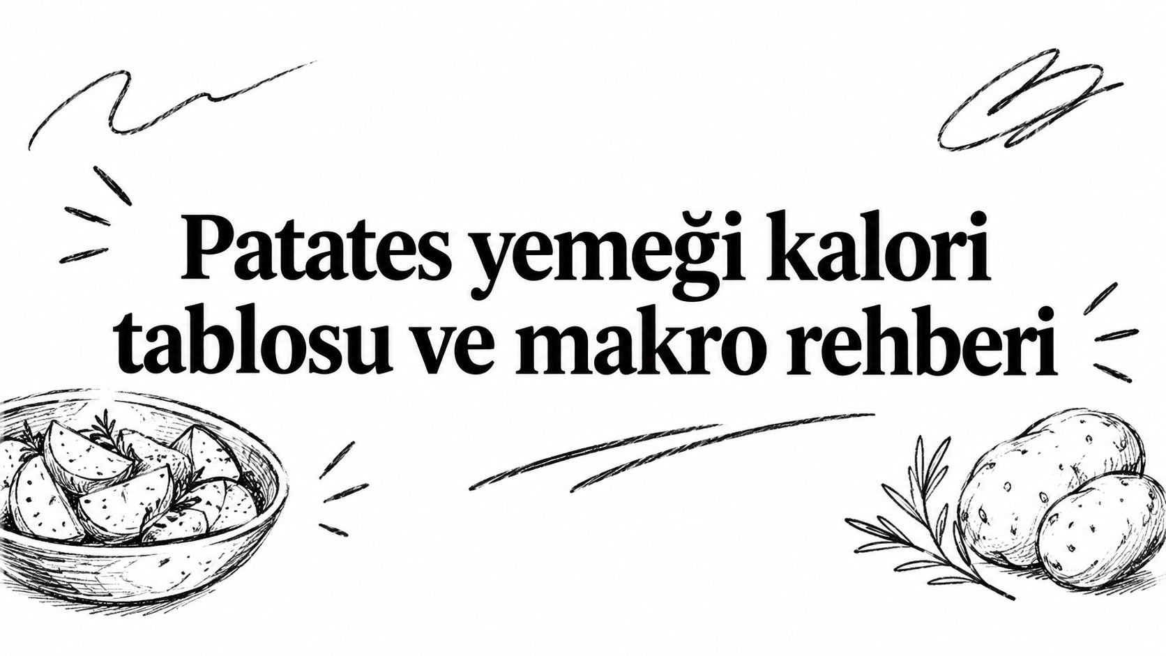 Patates yemeği kalori tablosu ve makro rehberi