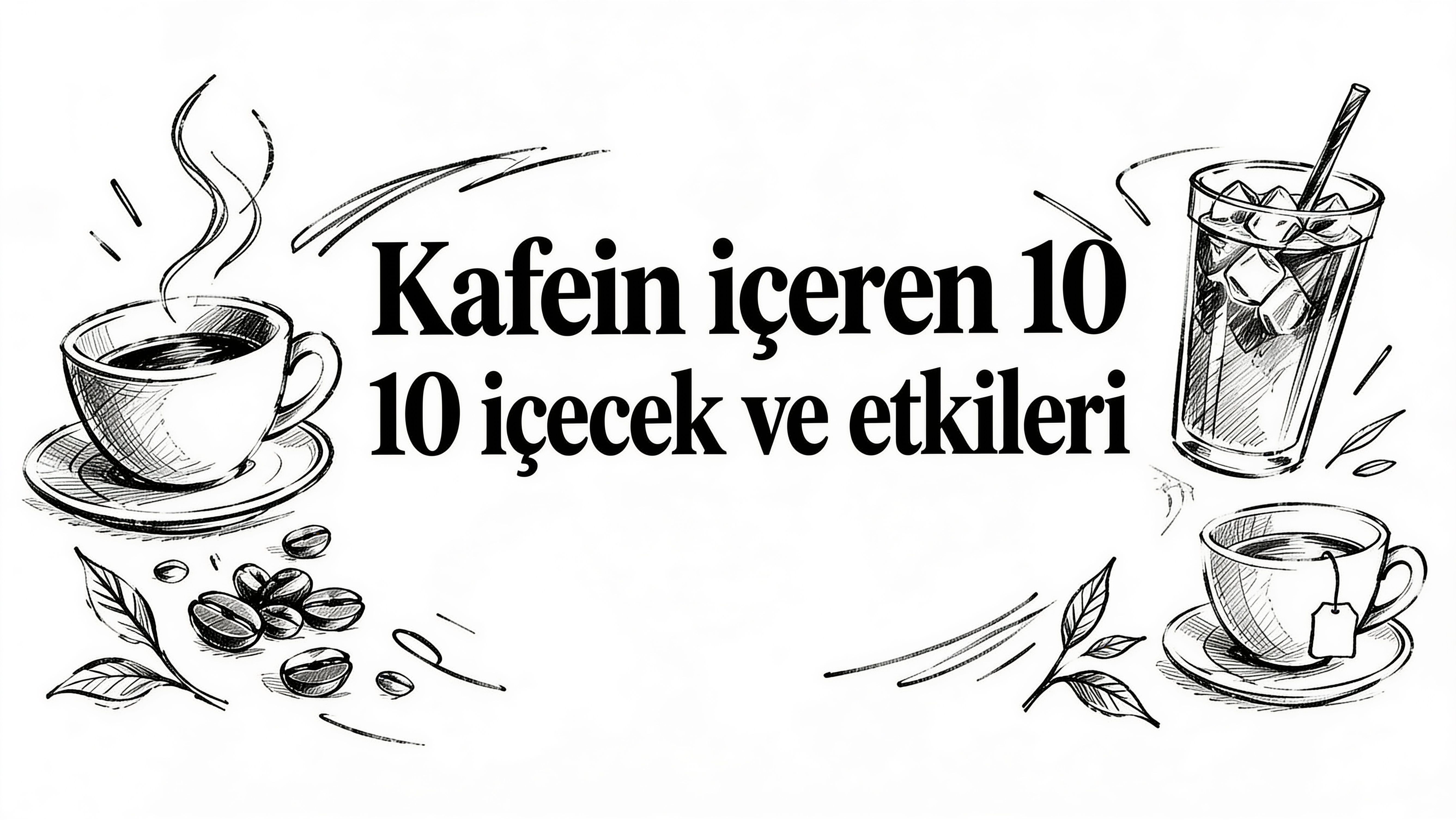 10 kafein içeren içecekler ve etkileri