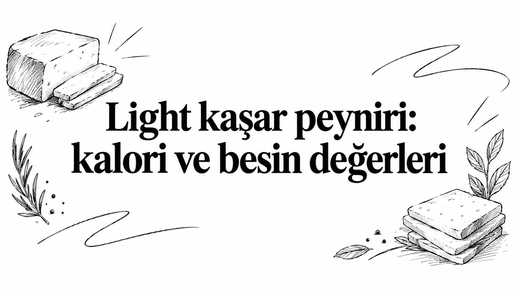 Light kaşar peyniri: kalori ve besin değerleri