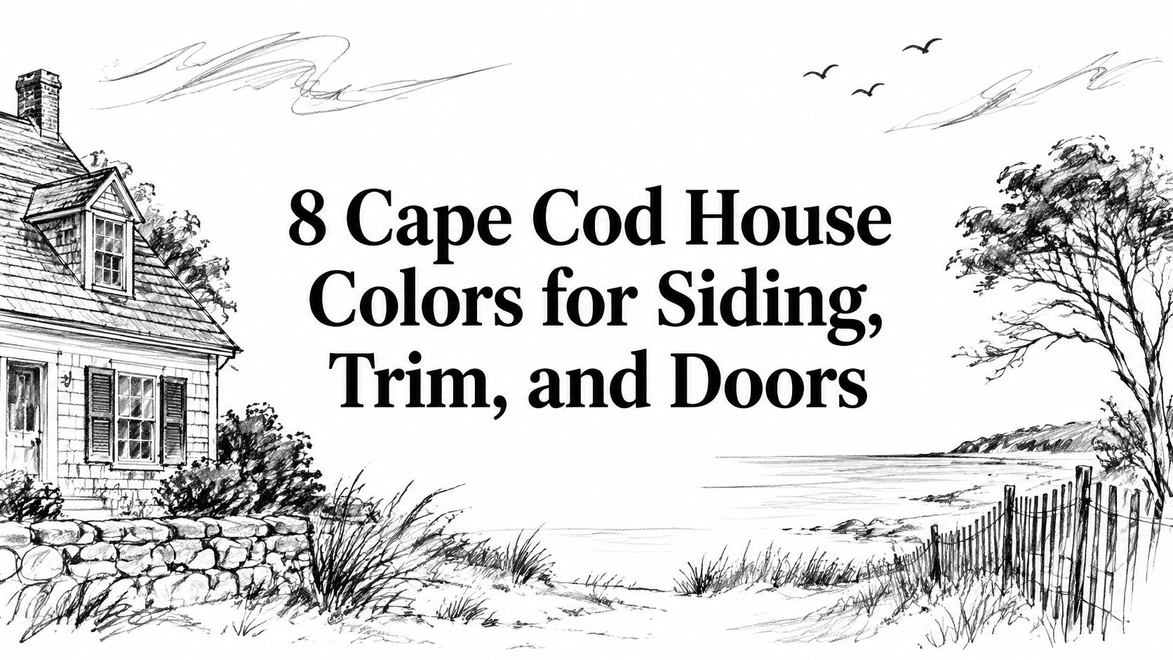 8 Cape Cod House Colors for Siding, Trim, and Doors