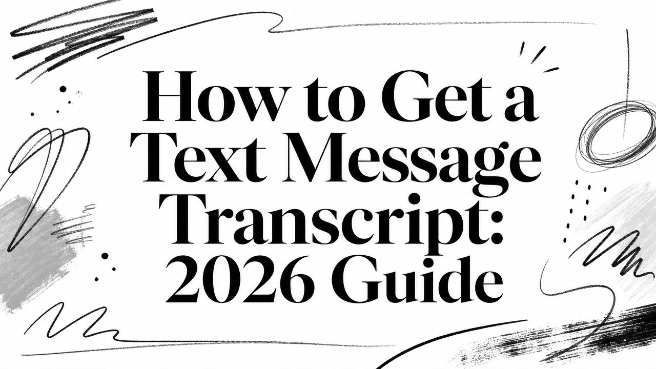 How to Get a Text Message Transcript: 2026 Guide | MeowTXT Blog
