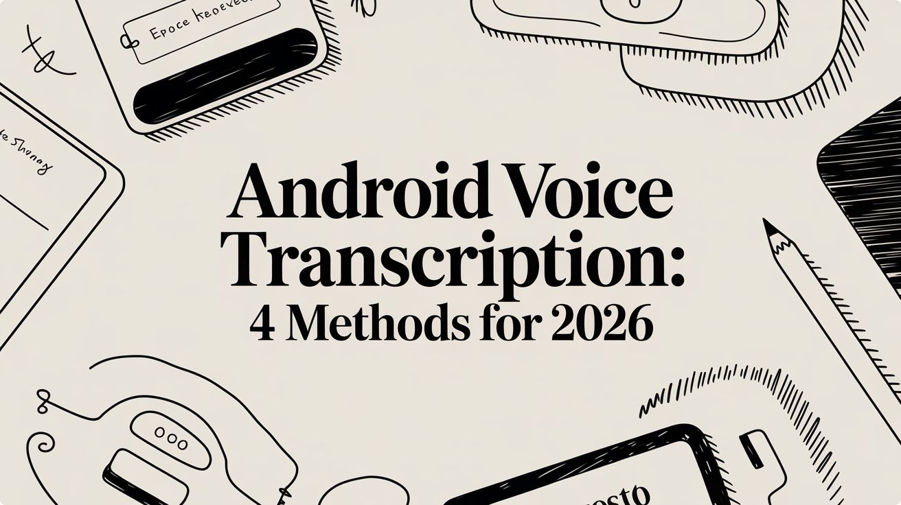 Android Voice Transcription: 4 Methods for 2026 | MeowTXT Blog