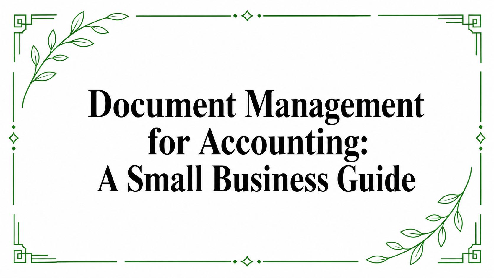 Drowning in paperwork? Our guide to document management for accounting provides a step-by-step roadmap for small businesses using QuickBooks Online and Xero.