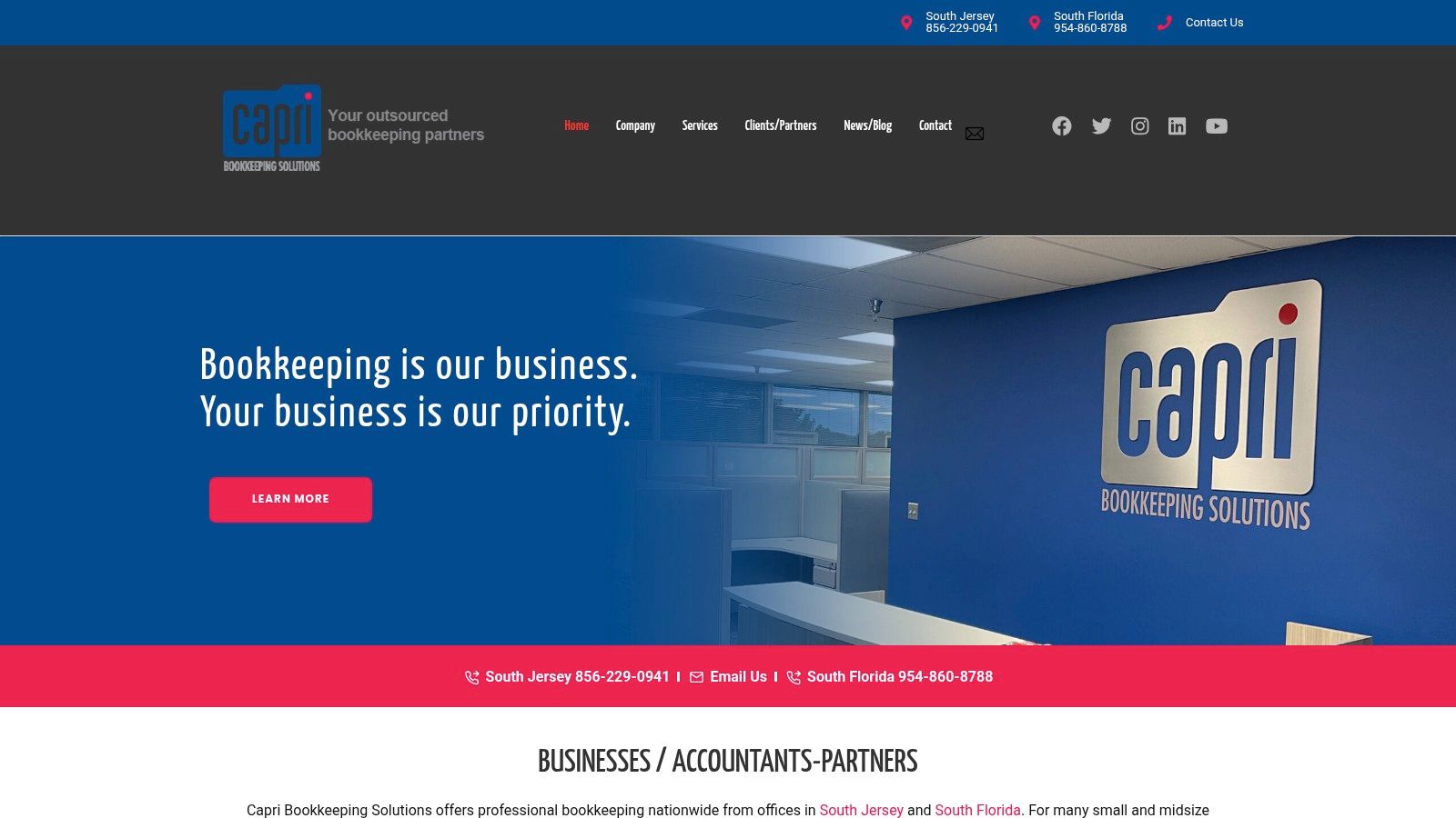 Capri Bookkeeping Solutions (South Jersey; nationwide virtual)