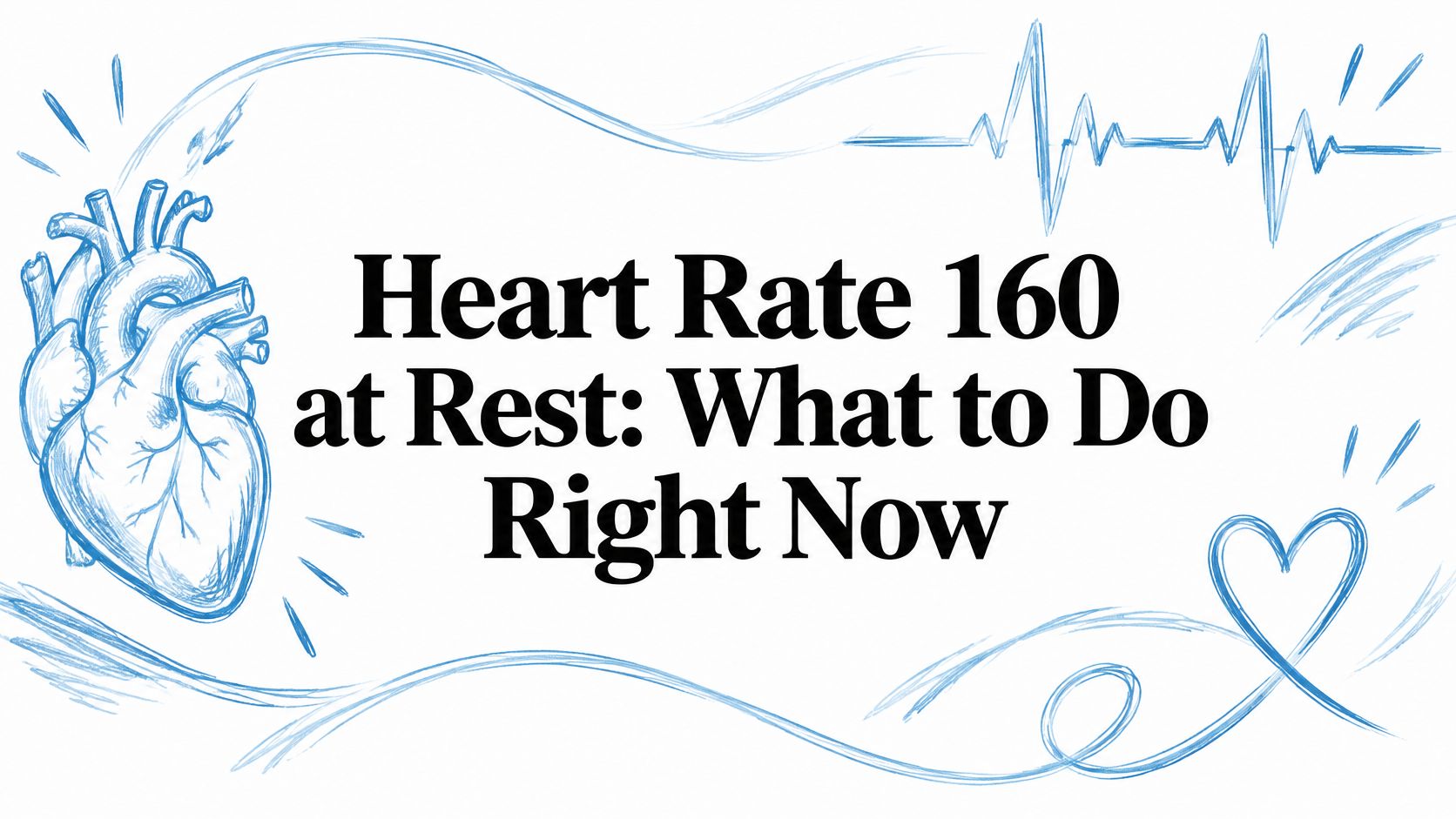 Heart Rate 160 at Rest: What to Do Right Now
