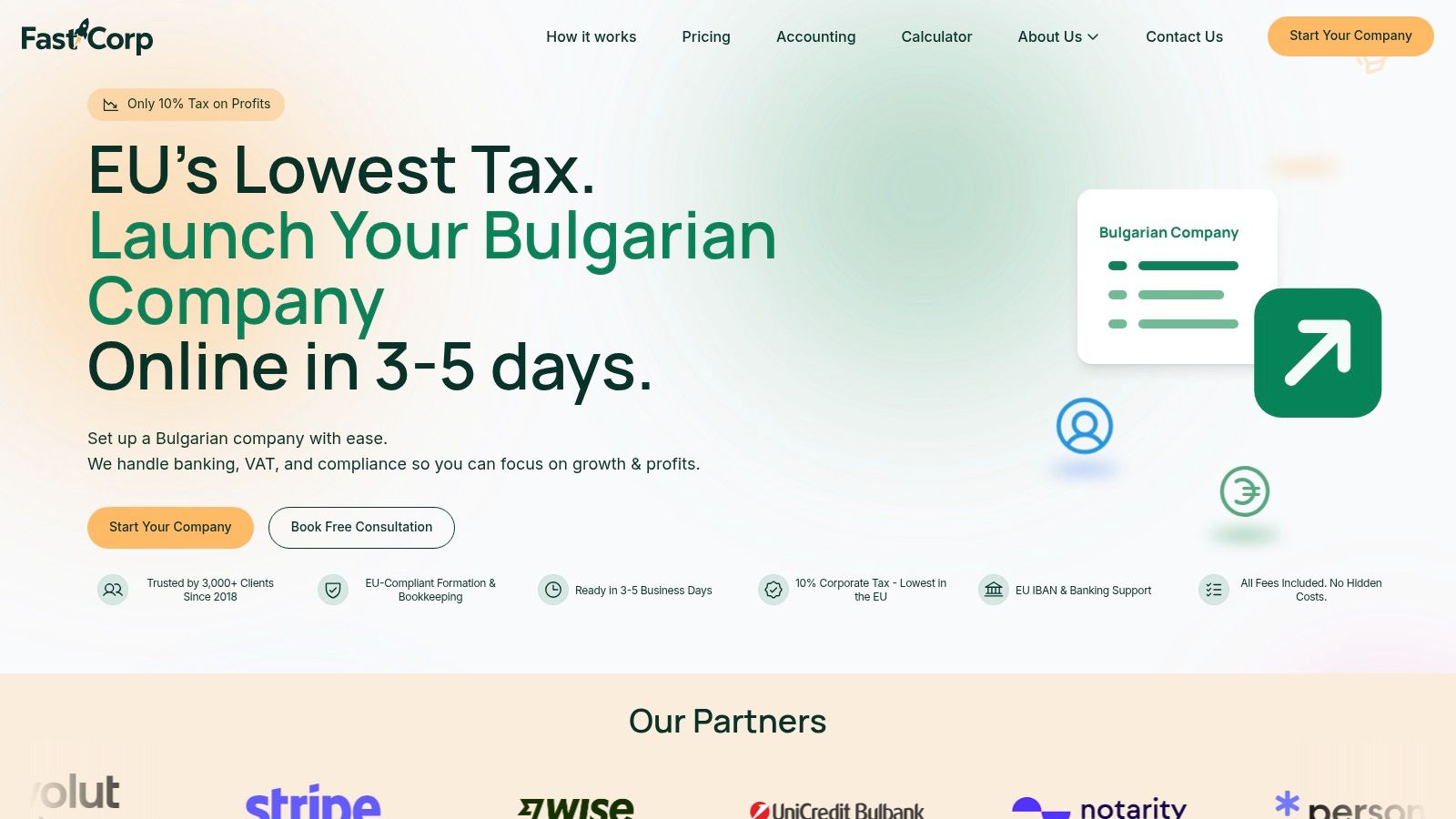 Screenshot from https://fastcorp.eu