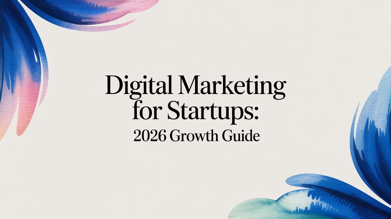 Digital Marketing for Startups: 2026 Growth Guide: article cover